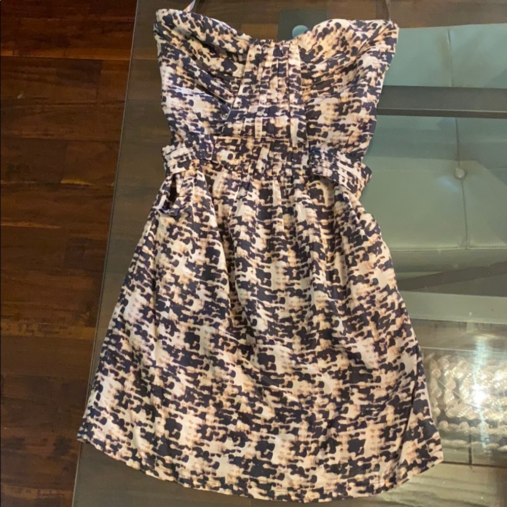 Leopard print silk dress- Charlie Jade